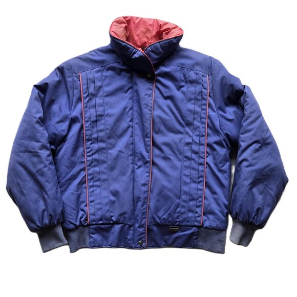 White Stag Mountain Goat Snow Ski Jacket Sky Blue Vintage Retro 90's Women's L - Picture 1 of 6